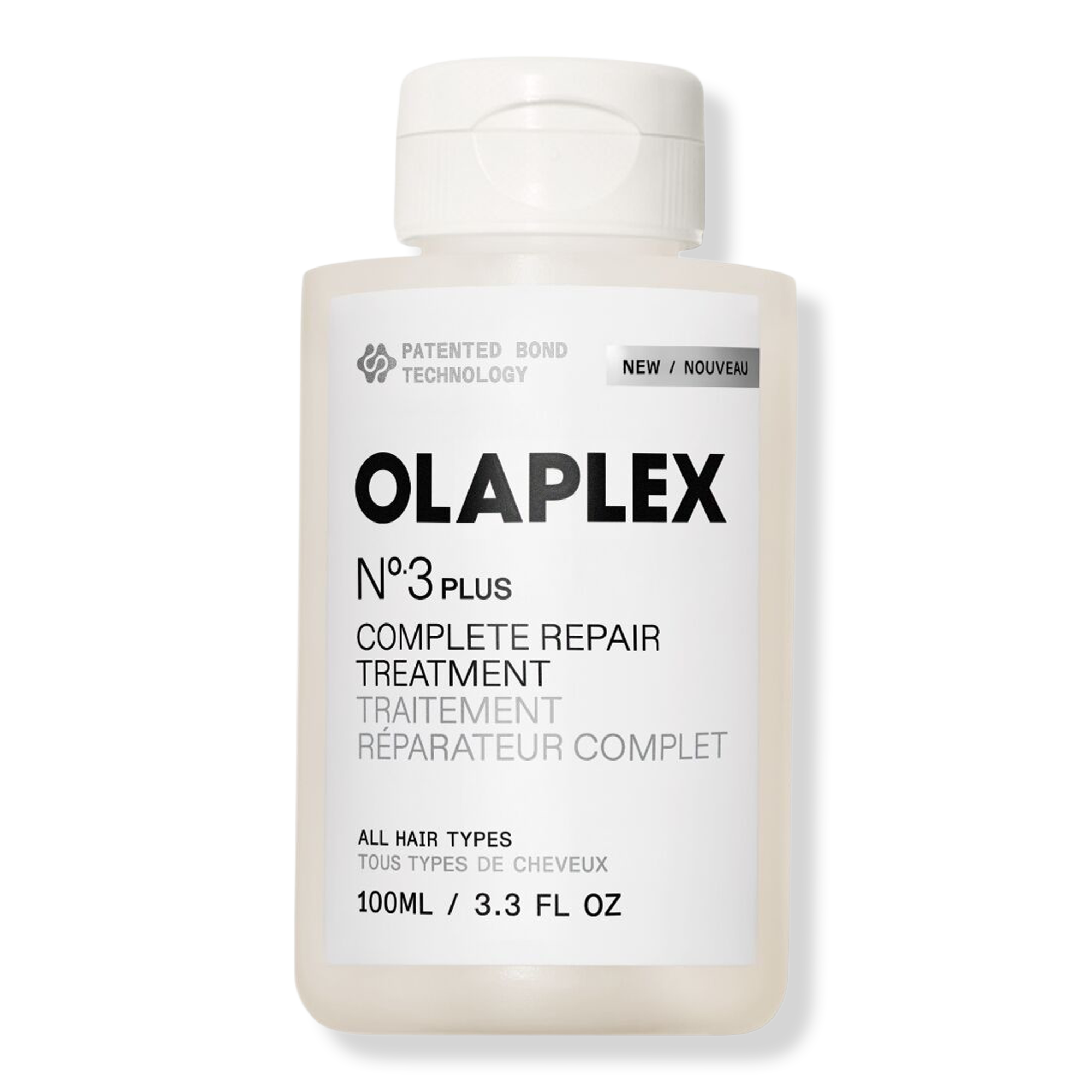 No.3plus Complete Bond Repair Pre-Shampoo Hair Treatment - 3.3 Oz