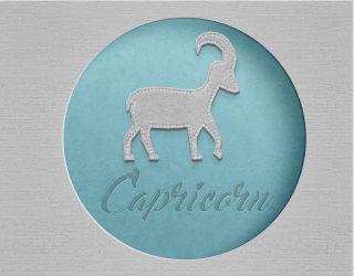 Capricorn horoscope sign - stock photo