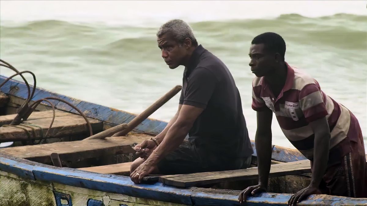 Hugh Quarshie in a trip of discovery in Ghana for &#039;1000 Years A Slave&#039;.