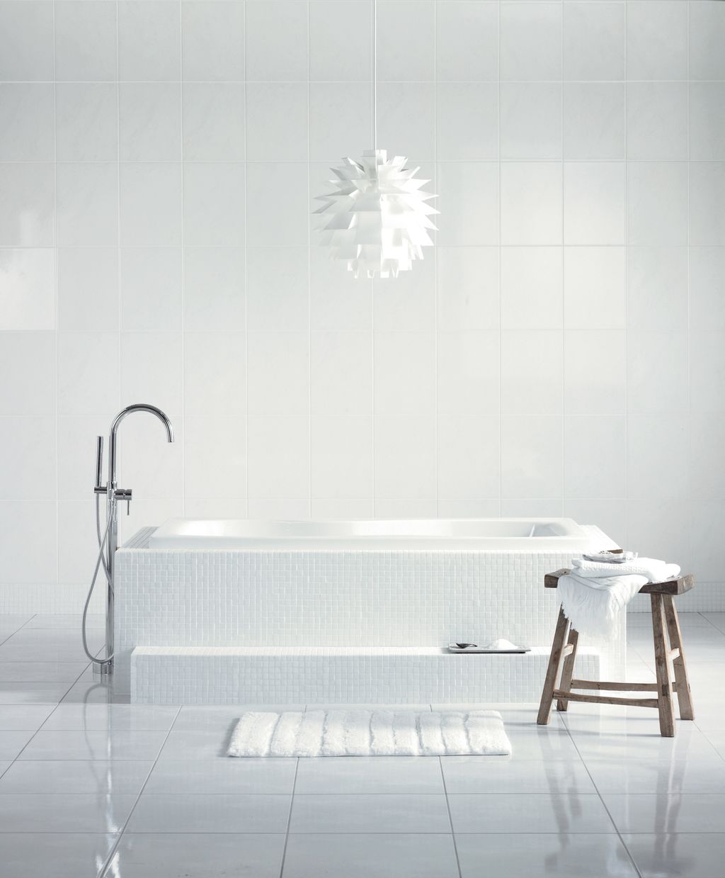 White bathroom tile ideas: 10 bathroom ideas with white tiles | Homes ...