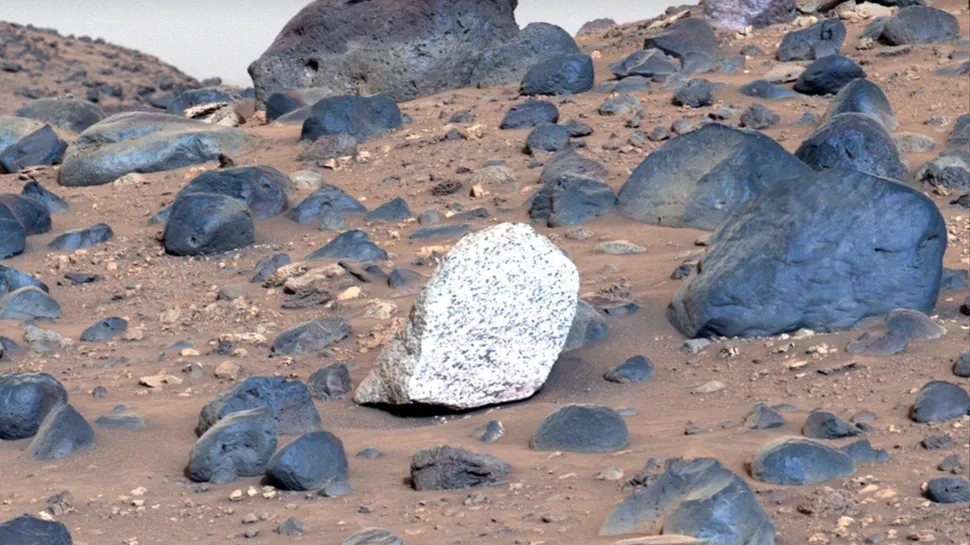 An extremely out-of-place rock