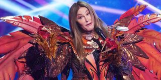 Caitlyn Jenner as the phoenix on The Masked Singer Fox