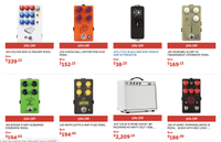Save 15% off JHS pedals