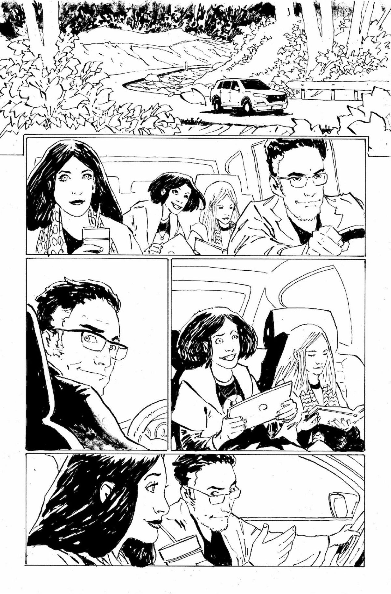 The Autumn Kingdom #1 interior art by Christopher Mittens