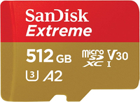 SanDisk 512GB microSD card: $42 @ Amazon