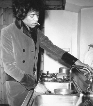 Jimi at home: Anyone fancy a Pot Noodle?