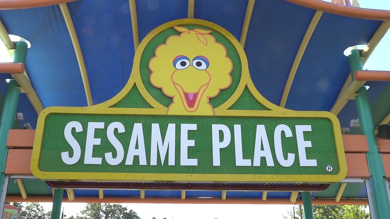 Sesame Place entrance sign