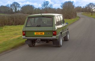 Range Rover Classic EV by Inverted on road
