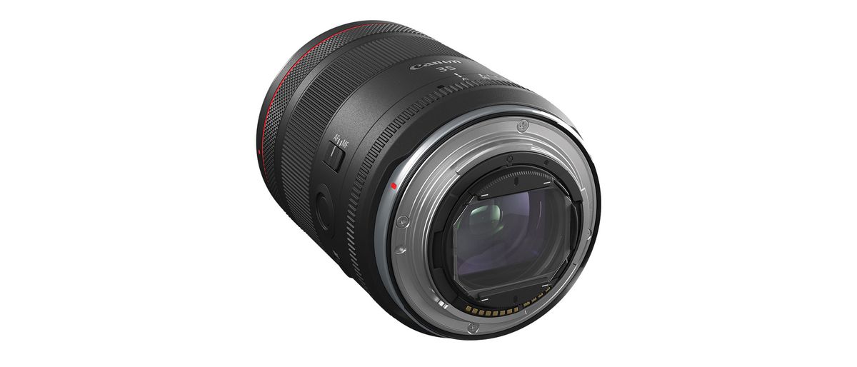 anon RF 35mm f/1.4 L VCM lens product shot on a white background