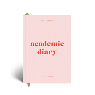 Pink academic yearly diary