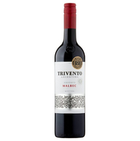 7. Trivento Reserve Malbec
RRP: £8.25 | Award: Tim Atkin MW Best of Argentina 2020
This bright crimson red is one of the best cheap wines in Iceland, with £8.25 a bottle a pretty price to pay for this award-winner. Master of Wine Tim Atkin singled this out in his Best of Argentina wine report in 2020. And we're sure it's because - like us - he couldn't get enough of the velvety plum and vanilla notes that beautifully align whilst left to age for 6 months in a barrel.