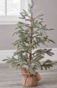 Wilko 3ft Slim Hessian Wrapped Base Artificial Christmas Tree - £30 (Was £55) | Wilko