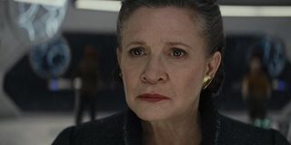 Carrie Fisher in Star Wars: The Last Jedi