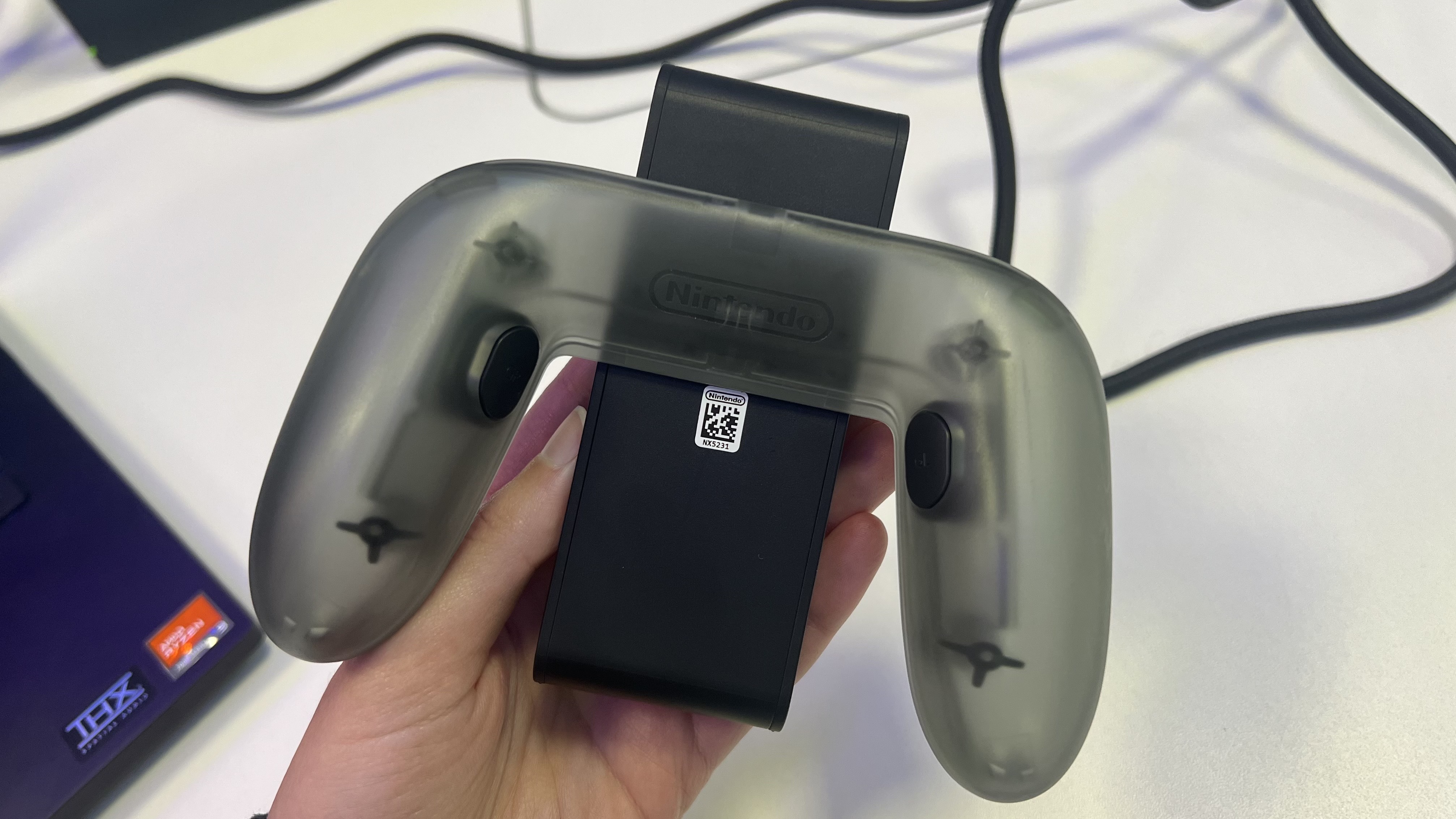 Back of Nintendo Switch 2 Joy-Con Charging Controller