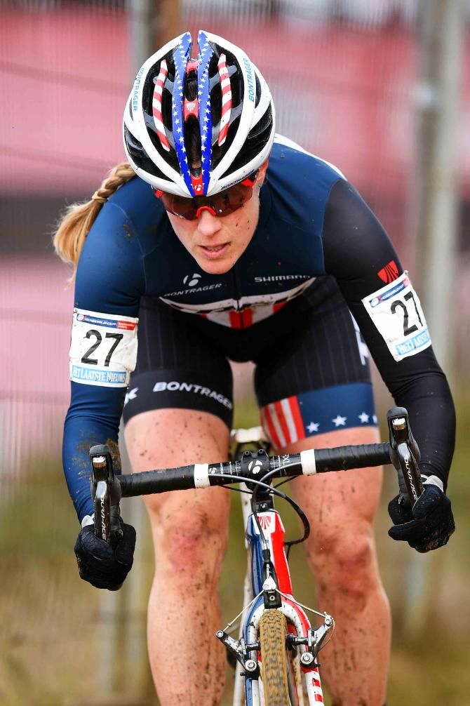 Katie compton failed to finish in Zolder.
