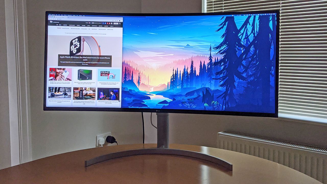 LG UltraWide 38WN95C monitor