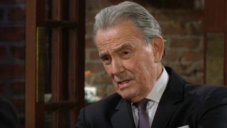 Eric Braeden as Victor Newman looking concerned in The Young and the Restless