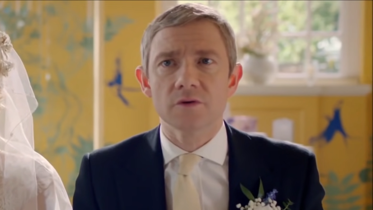 Martin Freeman in Sherlock.