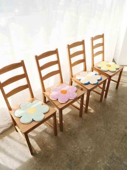 Flower Chair Rug C