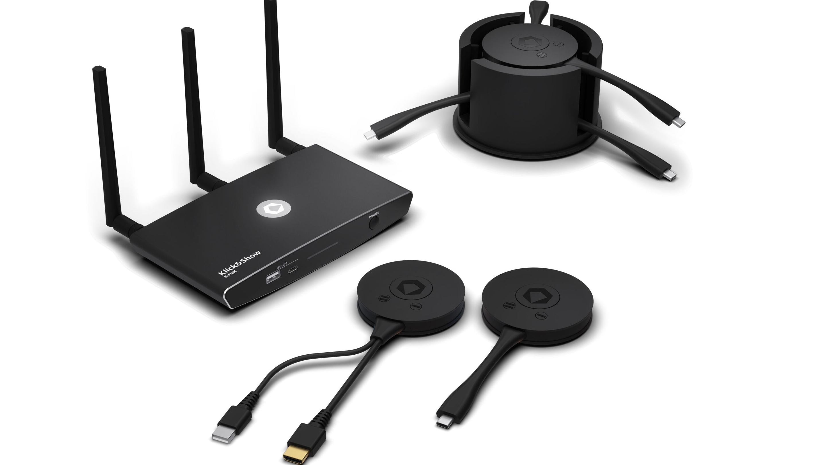 The Kindermann K-FleX wireless collaboration system.