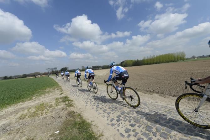 Garmin-Sharp rides off into the distance