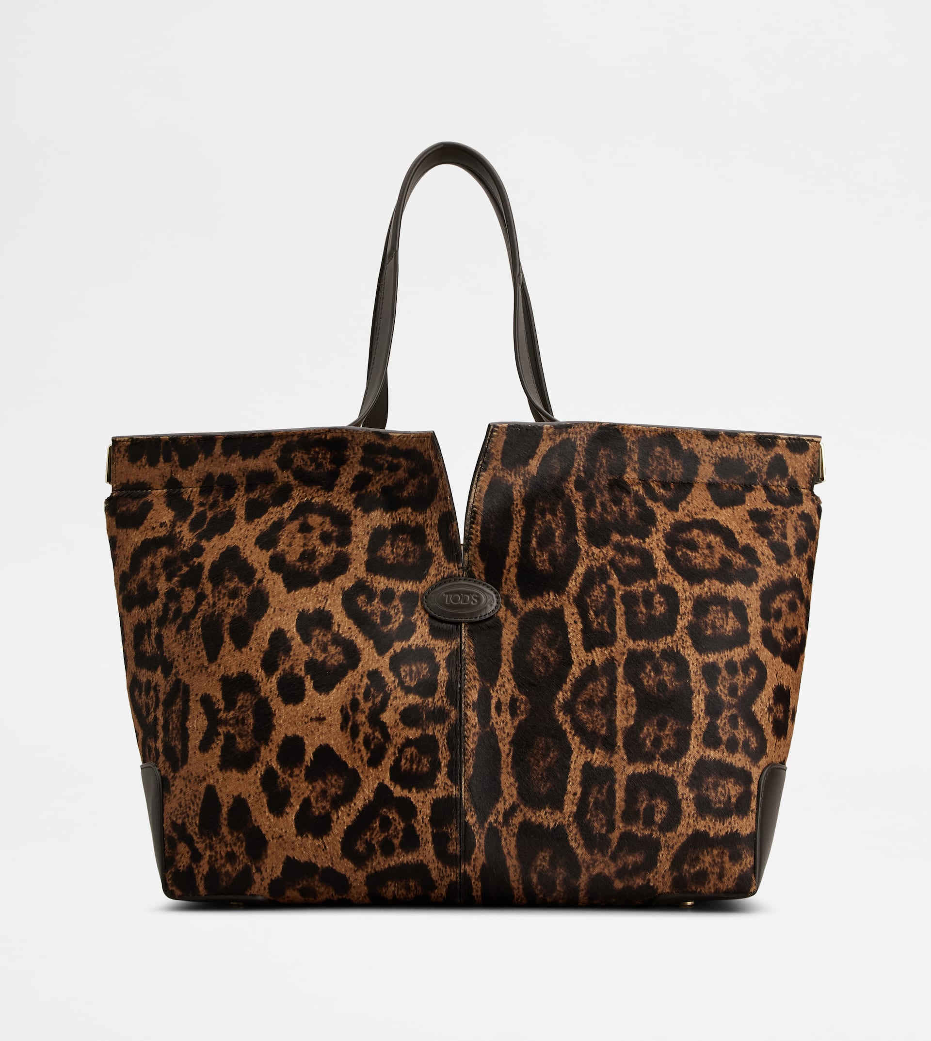 Tod's Di Bag Folio in Pony Effect Leather Medium-Small