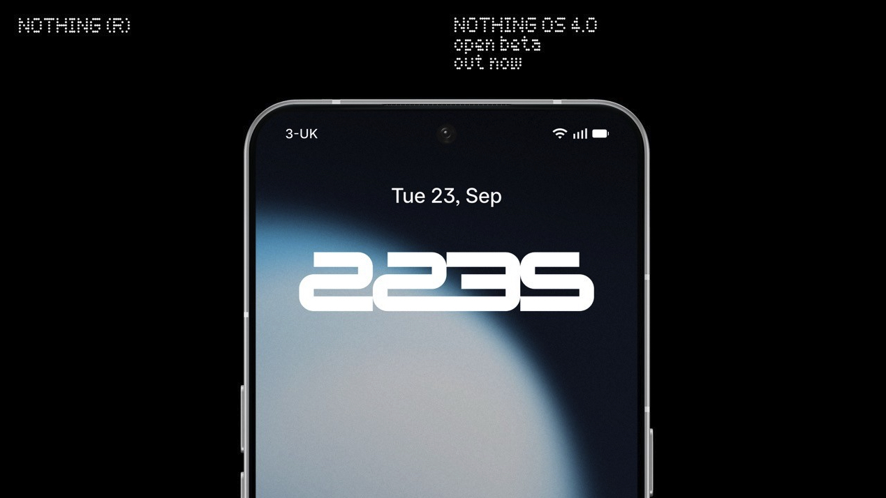 An image advertising Nothing OS 4.0