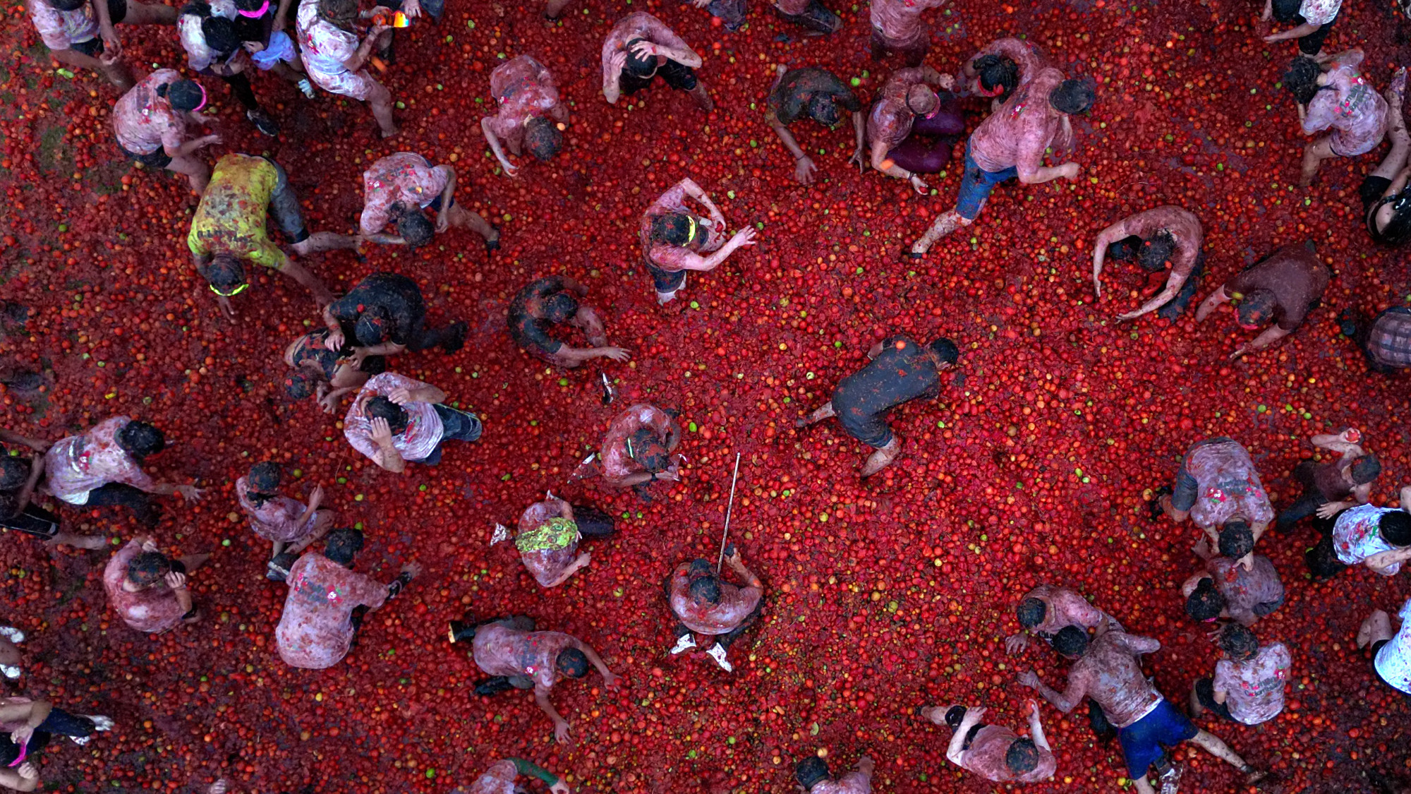 The Tomatina festival 
