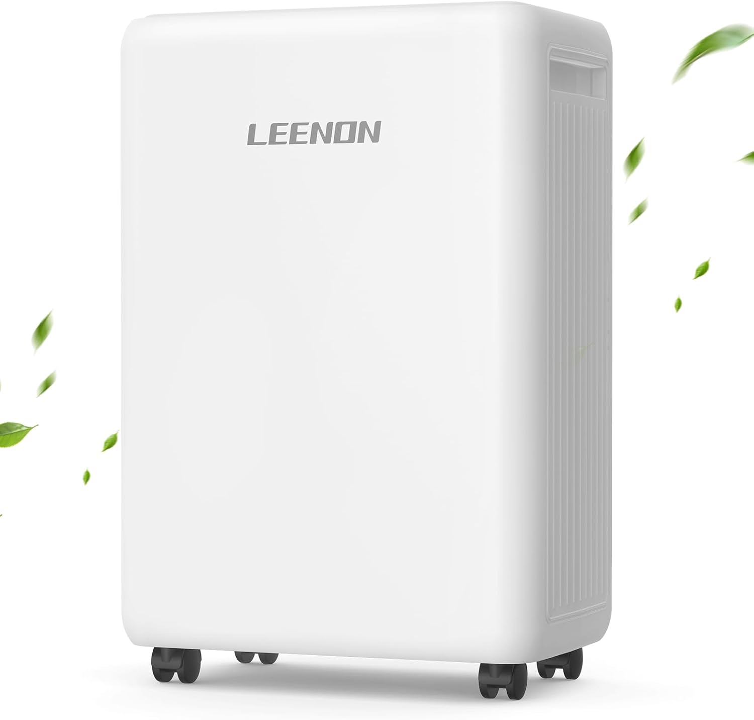 Leenon Dehumidifier 25l/day, Dehumidifiers for Home With Dry Mode, 2.5l Tank, Humidity Sensor, Timer, Dual Drain, Compressor, 125m&amp;sup3;/50m&amp;sup2;, Electric Dehumidifier for Bedrooms, Bathrooms, Basements
