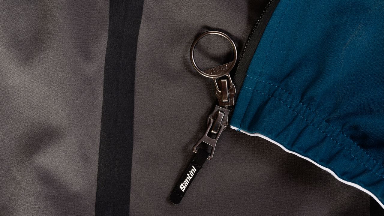 Santini Adapt short sleeve jacket zipper pull