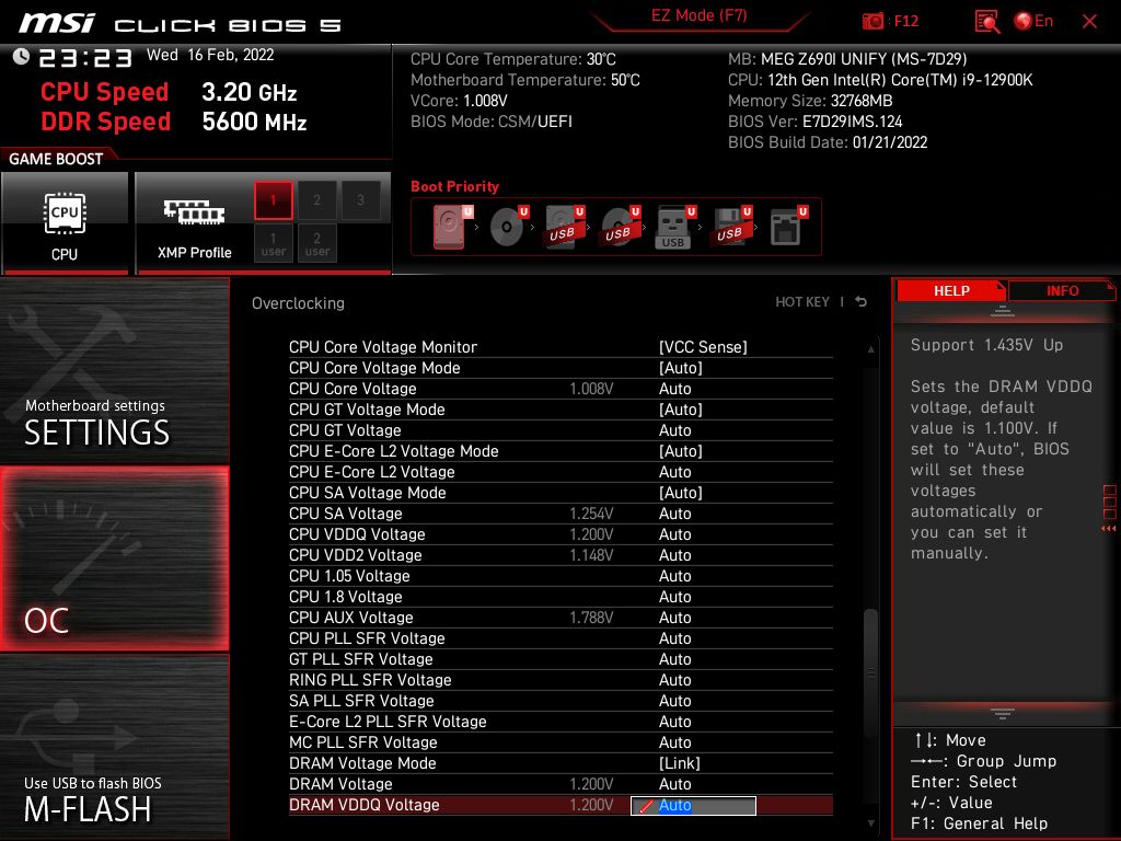 MSI MEG Z690I Unify