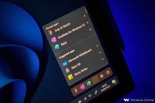 Windows 11's redesigned Ink Workspace panel