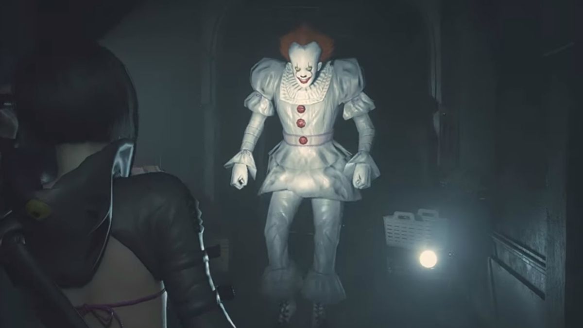 Resident Evil 2 mod swaps Mr. X for IT's Pennywise – Destructoid