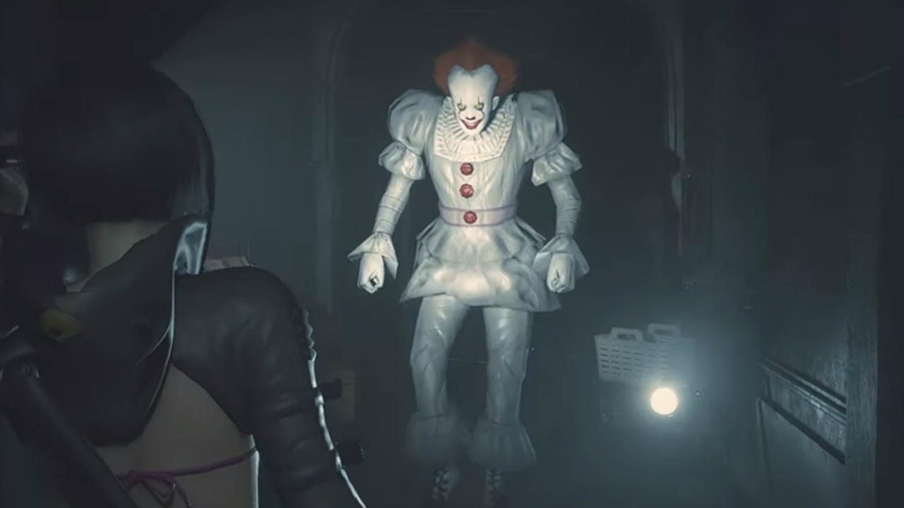 Resident Evil's Mr X just got even worse with this Pennywise mod