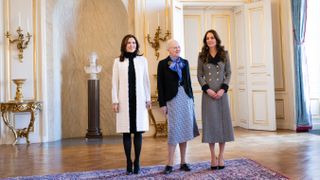 Crown Princess Mary of Denmark, Catherine, Princess of Wales and Queen Margrethe of Denmark
