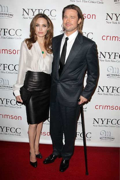 Brad Pitt and Angelina Jolie - Critics Circle Awards - Angelina Jolie Critics Circle Awards - Brad Pitt Critics Circle Awards - Angelina Jolie - Brad Pitt - Marie Claire - Marie Claire UK