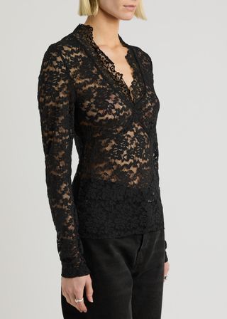 All Day Sheer Lace Top