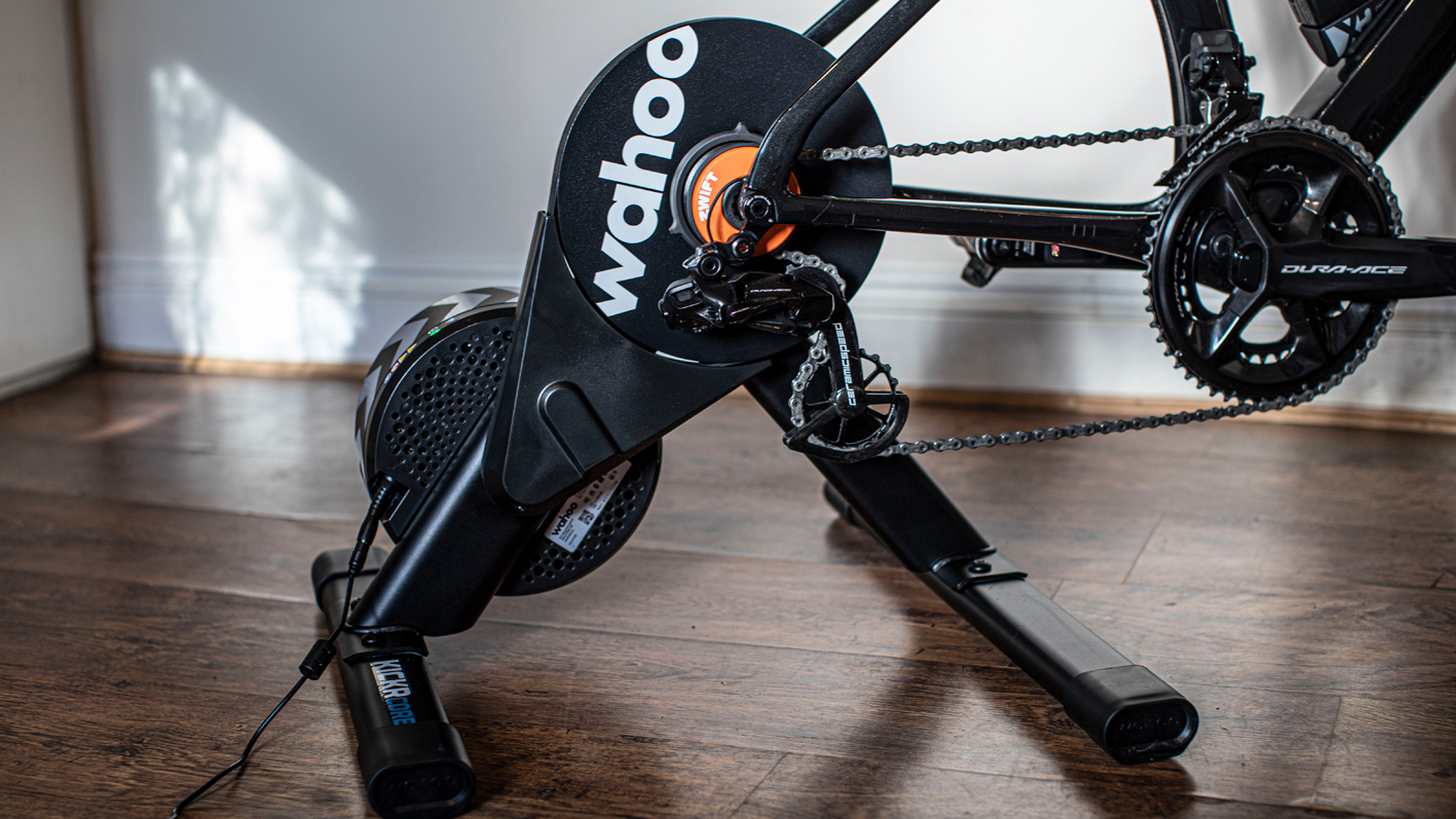 Wahoo Kickr Core 2 smart trainer with bike mounted