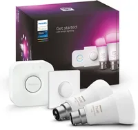 Philips Hue White and Colour Ambiance Starter Kit (B22)