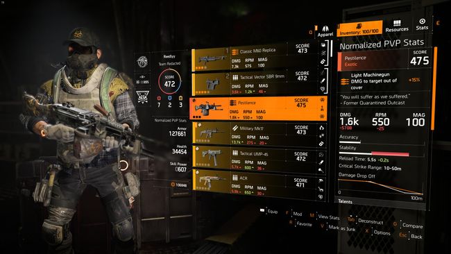 the division 2 exotic the division 2 exotic