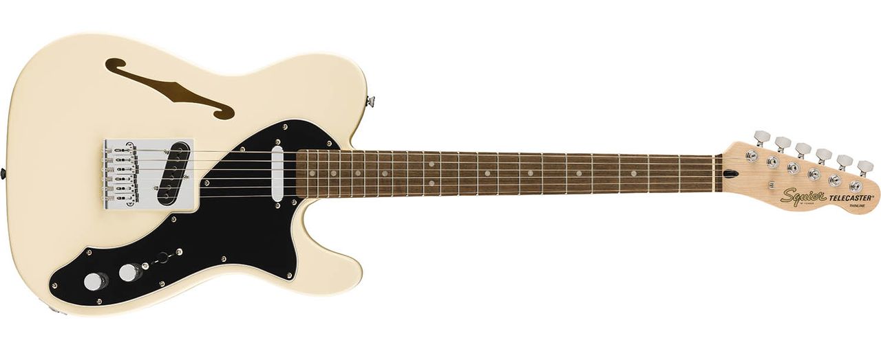 Squier Affinity Thinline Telecaster in Olympic White