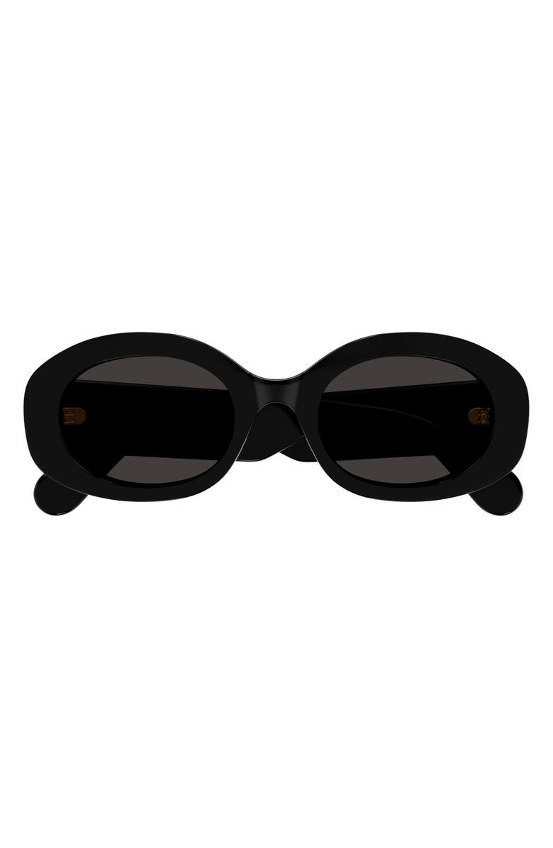 53mm Oval Sunglasses