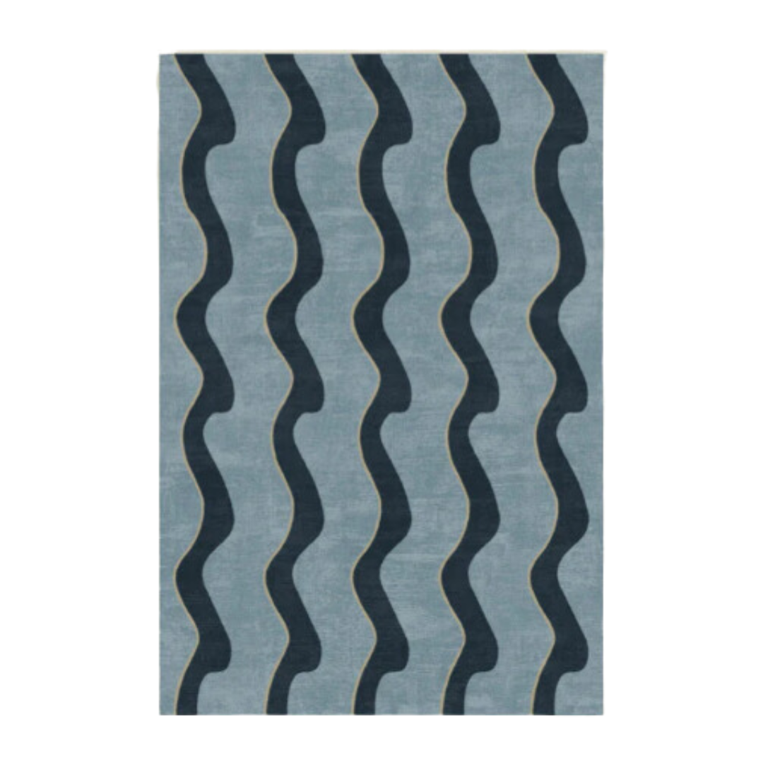 Onda Slate Blue Rug 