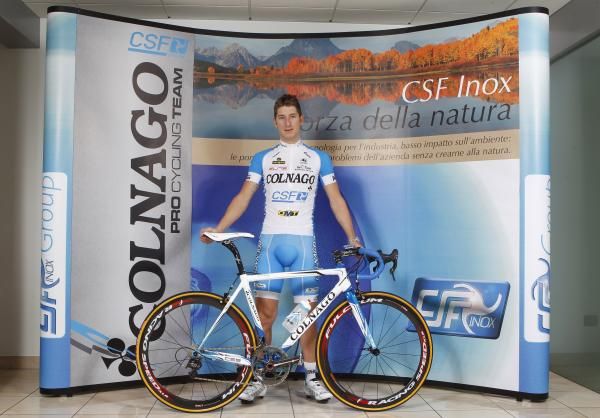 Sasha Modolo (Colnago-CSF Inox) impressed in 2010.