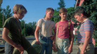Gordie Lachance, Chris Chambers, Teddy Duchamp, and Vern Tessio in Stand By Me