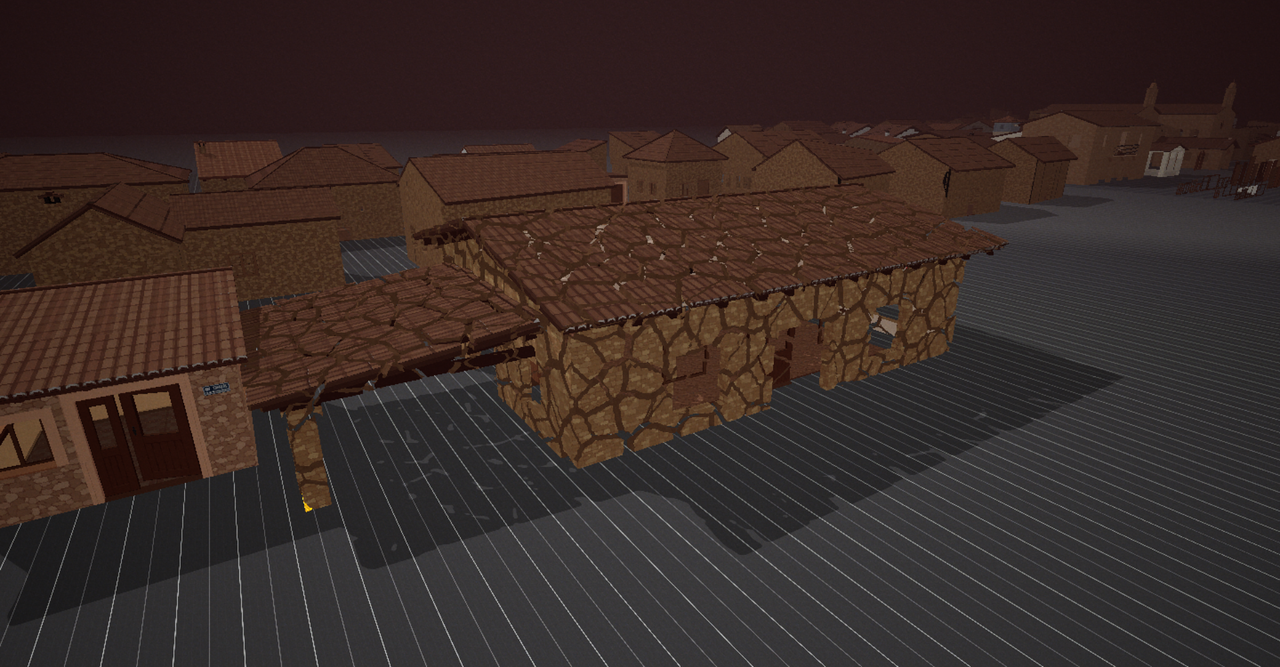 Screens, models and art from an Unreal Engine 5 game about destruction