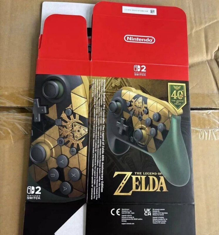 Nintendo Switch 2 Pro controller Zelda edition