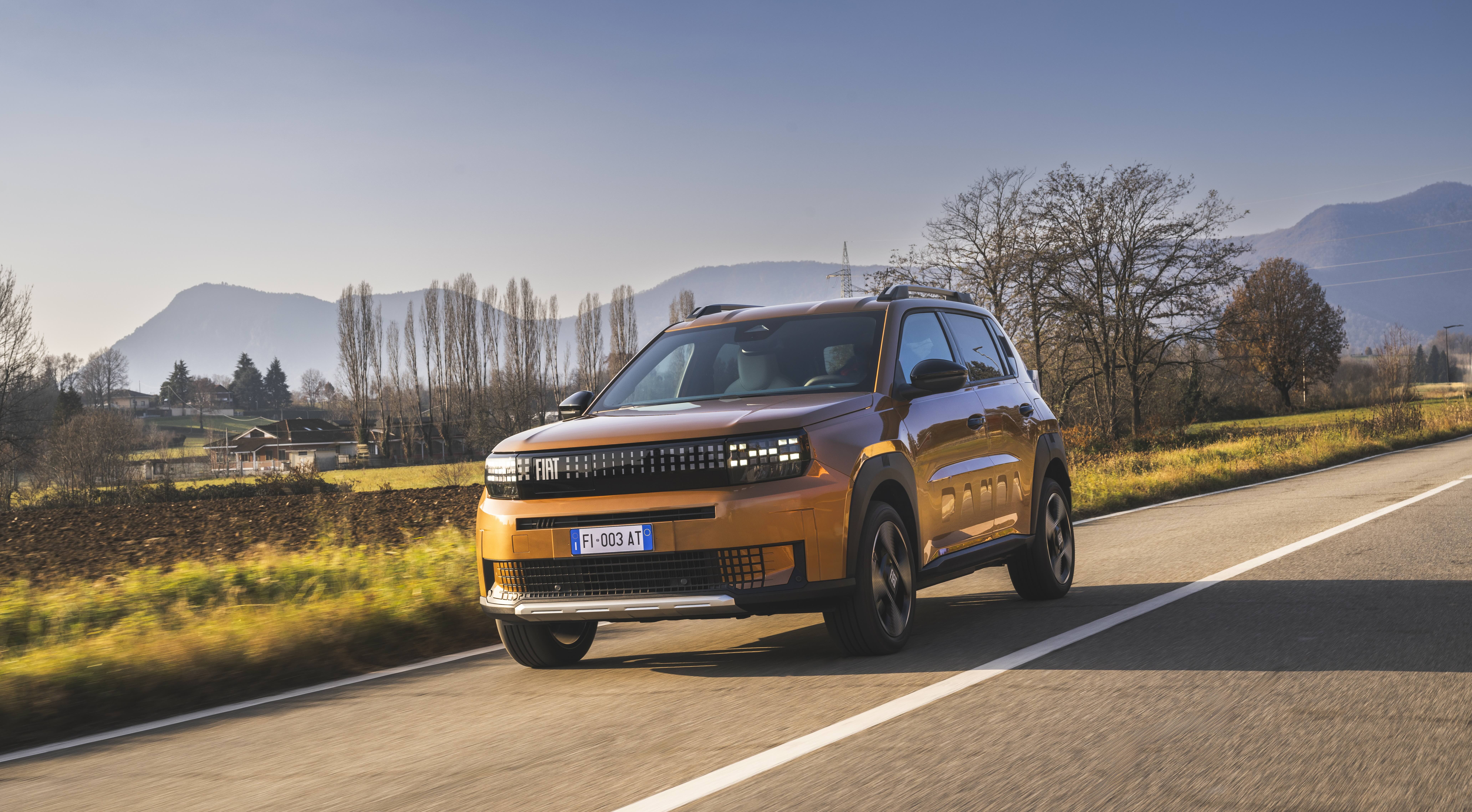 Detail of the new Fiat Grande Panda