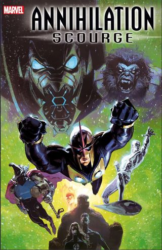 nova, beta ray bill, silver surfer and more spin out of Annihilation: Scourge event