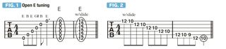 How to play slide guitar solos in open E tuning